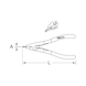 Snap ring pliers, serrated, 210 mm - Other pliers - 2