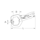 Welding clamp locking pliers with movable jaws 0-25 mm - Grip pliers - 2