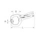 Welding clamp pliers, movable jaws 0-85 mm - Grip pliers - 2