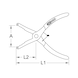 Trim clip pliers, pliers end 35 degrees, 190 mm - Other pliers - 2