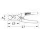 Fuel line pliers, 160 mm - Fuel line pliers - 2