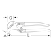 Special pipe wrench, 4-way adjustable, 242 mm on hanger - Other pliers - 2