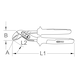 KS TOOLS Water pump pliers, black, 45 mm - Water pump pliers - 2