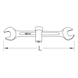 Special wrench for plumbing 17 x 19 mm, 220 mm - General plumbing installation - 2