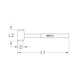 Soft-face hammer with protective insulation, head D: 25 mm - Soft-face hammer - 2