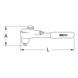 1/2 inch reversible ratchet with protective insulation, 32 teeth 117.1200 - KS TOOLS Ratchet (stepped spanner) - 2