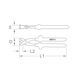 1000V roofing pliers, 250 mm - Roofing pliers - 2
