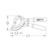 Ratchet cable cutter with protective insulation, 400 mm - Ratchet cable cutter with protective insulation - 2