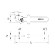 Rolling spanner with protective insulation, 30 mm - Rolling spanner with protective insulation - 2