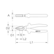 1000V heavy-duty combination pliers, 160 mm - Combination pliers - 2