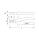 1000V electrician's side cutters, 175 mm - Side cutters, cutters (other) - 2
