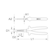 1000V round-nose pliers, 160 mm - Round-nose pliers - 2