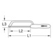 KS TOOLS Metallb&uuml;gels&auml;ge mit Schutzisolierung, 280mm - Hands&auml;ge (b&uuml;gel, Rahmen) - 2