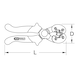 KS TOOLS Stripping pliers with protective insulation, 25-52 mm - Other pliers - 2