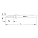 Cable knife with protective insulation and straight blade, 200 mm - Cable knife - 3