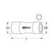 1/4 inch socket with protective insulation, 7/16 inch - 1/4 inch socket with protective insulation, 12-point - 2
