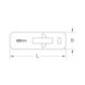 KS TOOLS Plastic spreader wedge, 53x225mm - Hammer, dent removal tool (parts) - 2