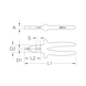 1000V combination pliers, 185 mm - Combination pliers - 2