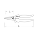 Universal workshop shears, 190 mm, self-opening - Universal shears - 2