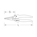 Universal scissors, serrated, 145 mm - Universal shears - 2