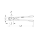 Bolt cutter with tubular handle, 65 mm - Bolt cutter with tubular handle - 2