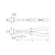 SlimPOWER flat round nose pliers, 160 mm - Flat round pliers - 2