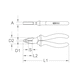 SlimPOWER combination pliers, 160 mm - Combination pliers - 2