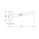 Plastic hammer, 340 g on hanger - Plastic hammer - 2