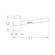 Rubber mallet, 500g on hanger - Rubber mallet - 2
