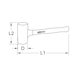 Non-rebound soft-face hammer, 570 g - Non-rebound soft-face hammer - 2