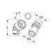 3/8 inch 12-point socket with joint for gearboxes, 18 mm - 3/8 inch 12-point socket with joint - 2