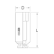 KS TOOLS Injection pump multi-tooth socket - Additional socket wrench insert (hexagonal) - 2