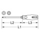 KS TOOLS 6-in-1 ERGOTORQUEplus screwdriver, 230 mm - Screwdriver, insert (miscellaneous) - 2
