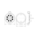 KS TOOLS Rubber disc 02 for MAHA lifting platforms, D: 120 mm - Rubber disc for lifting platforms - 2