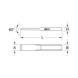 Joint chisel, flat oval, 250 x 70 mm - Flat oval joint chisel - 2