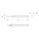 KS TOOLS Cross chisel, octagonal, 4x125 mm - Cross chisel - 2