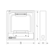 Spirit level, with frame, 200 mm - Spirit level - 2