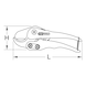 Plastic pipe shears D: 0-32 mm, 205 mm - Pipe shears - 2