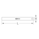 Semi-flexible steel ruler, 500 mm on hanger - Semi-flexible steel ruler - 2