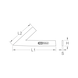 KS TOOLS Spitzwinkel 45 Grad - Winkelmesser&nbsp; - 2