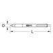 KS TOOLS Carbide scriber in ballpoint pen form, 160 mm - Scribing needles, height scribers and scriber - 2