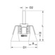 Stainless steel wire cup brush 0.3 mm, D: 65 mm - Wire brush - 2