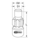 KS TOOLS 1/2 inch engine turning device for Scania - Cylinder head (automotive, assembly, other) - 2