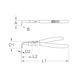 External locking pliers, angled, 12-25 mm - Other pliers - 2
