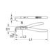 KS TOOLS Lock ring pliers for internal lock rings, angled, 130 mm - Other pliers - 2
