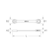 GEARplus TX-E double ratchet ring spanner, E10xE12 - GEARplus TX-E double ratchet ring spanner - 2