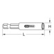 KS TOOLS 1/4 inch magnetic bit holder, 50 mm - Magnetic bit holder - 2