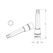 1/2 inch socket for Polydrive screws, extra long, M10 - Additional bit socket - 2