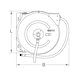 Automatic compressed air hose reel, D: 10 mm x 15 m - Compressed air hoses - 2