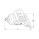3/4 inch superMONSTER high-performance pneumatic impact wrench, 3405 Nm - 3/4" high-performance pneumatic impact wrench - 3
